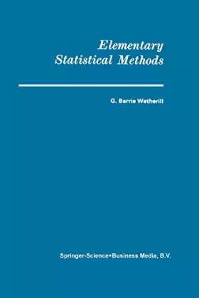 Couverture du produit · Elementary Statistical Methods