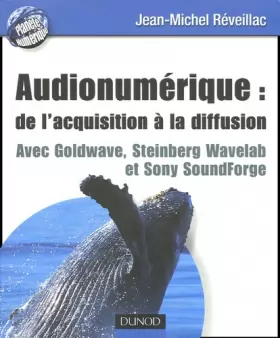 Couverture du produit · Audionumérique : de l'acquisition à la diffusion : Avec Goldware, Steinberg wavelab et Sony Soundforge