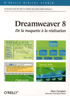 Couverture du produit · Dreamweaver 8 : De la maquette à la réalisation