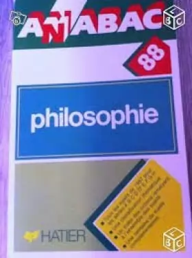 Couverture du produit · Annabac 1988, BAC Philosophie