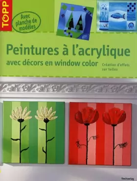 Couverture du produit · Peintures à l'acrylique: Avec décors en Window color