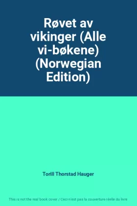 Couverture du produit · Røvet av vikinger (Alle vi-bøkene) (Norwegian Edition)