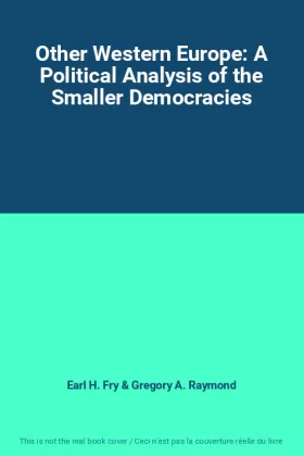 Couverture du produit · Other Western Europe: A Political Analysis of the Smaller Democracies