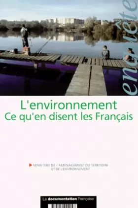 Couverture du produit · L'Environnement : Ce qu'en disent les Français