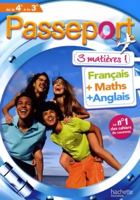 Couverture du produit · Passeport 3 matières de la 4e à la 3e : Français, Maths, Anglais