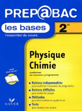 Couverture du produit · Prépabac, les bases : Physique - Chimie, 2nde