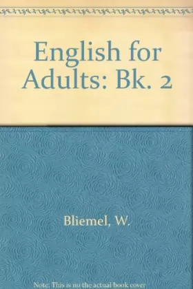 Couverture du produit · English for Adults: Bk. 2