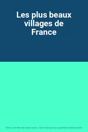 Couverture du produit · Les plus beaux villages de France