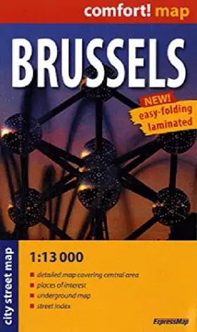 Couverture du produit · Brussels (Gb) 1/13.000 (Comfort !Map, Poche)