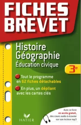 Couverture du produit · Histoire Géographie Education civique 3e