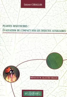 Couverture du produit · PGM insecticides : évaluation de l'impact sur les insectes auxiliaires