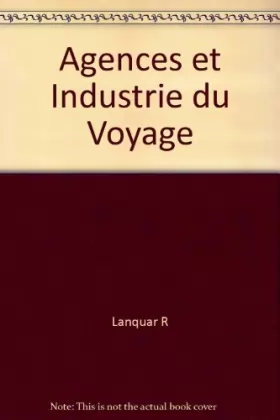 Couverture du produit · Agences et Industrie du Voyage