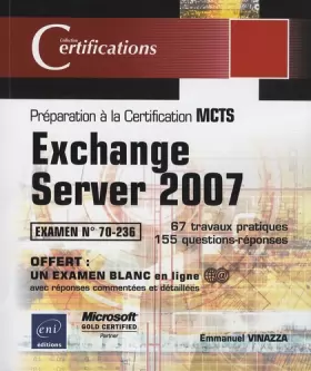 Couverture du produit · Exchange Server 2007 - examen MCTS 70-236