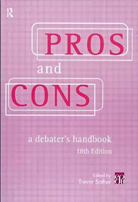 Couverture du produit · Pros and Cons: A Debater's Handbook