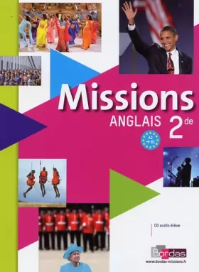 Couverture du produit · Anglais 2e Missions : A2 vers B1 (1CD audio)