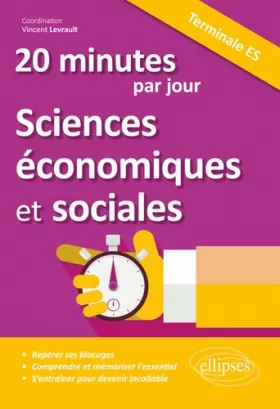 Couverture du produit · 20 minutes par jour de Sciences économiques et sociales - Terminale ES