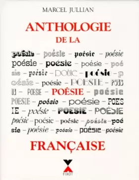Couverture du produit · Anthologie de la poésie française