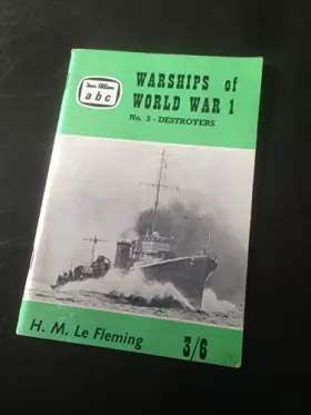 Couverture du produit · WARSHIPS OF WORLD WAR 1. NO 3 DESTROYERS