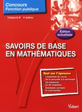 Couverture du produit · Savoirs de base en mathématiques : Catégorie B
