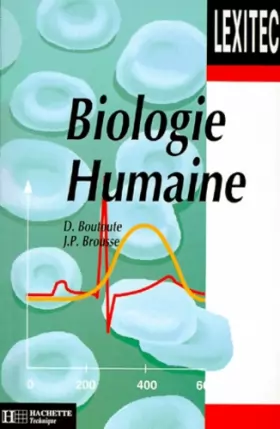 Couverture du produit · Lexique de biologie humaine