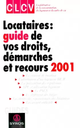 Couverture du produit · Guide de vos droits, démarches et recours 2001