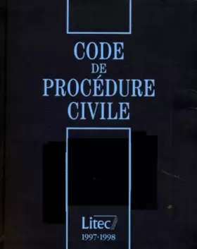 Couverture du produit · Code de procédure civile, 1997-1998, 11e édition, 1997 (ancienne édition)