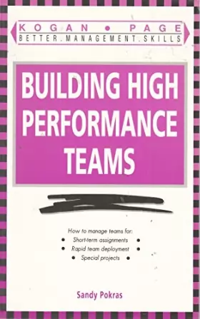 Couverture du produit · Building High Performance Teams