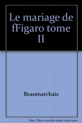 Couverture du produit · Mariage de Figaro, (le).
