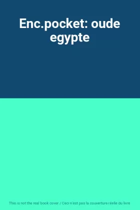 Couverture du produit · Enc.pocket: oude egypte