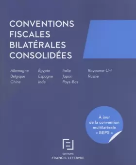 Couverture du produit · Conventions fiscales bilatérales consolidées