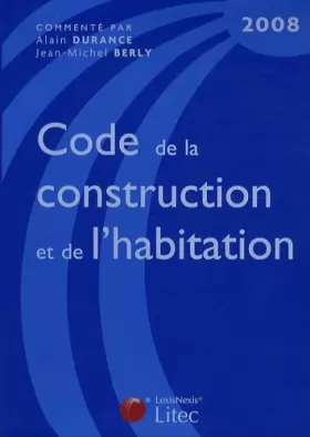 Couverture du produit · Code de la construction et de l'habitation (ancienne édition)