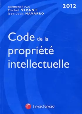 Couverture du produit · Code de la propriété intellectuelle 2012