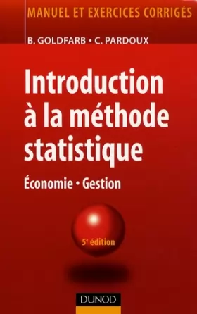 Couverture du produit · Introduction à la méthode statistique