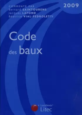 Couverture du produit · Code des baux 2009 (ancienne édition)