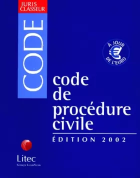 Couverture du produit · Code de procédure civile 2002 (ancienne édition)