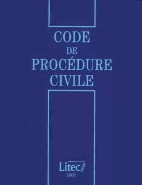 Couverture du produit · Code de la procédure civile 2001 (ancienne édition)