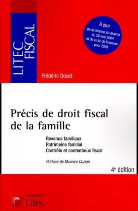 Couverture du produit · Précis de droit fiscal de la famille (ancienne édition)