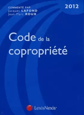 Couverture du produit · Code de la copropriété, 2012