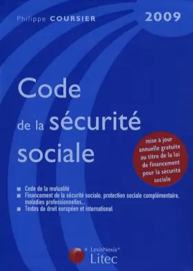 Couverture du produit · Code de la sécurité sociale (ancienne édition)