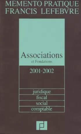 Couverture du produit · Associations et fondations. Edition 2001-2002