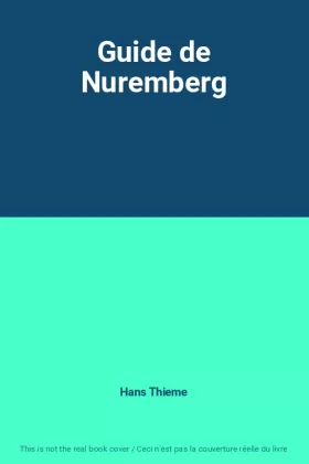Couverture du produit · Guide de Nuremberg