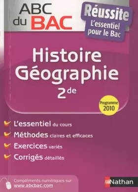 Couverture du produit · ABC du BAC Réussite Histoire - Géographie 2de