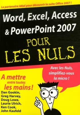 Couverture du produit · Word, Excel, Access, PowerPoint 2007 MégaPoche Pour les Nuls