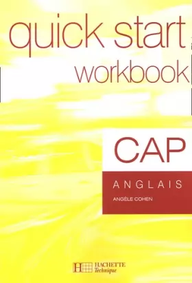 Couverture du produit · Anglais CAP Quick Start : Workbook