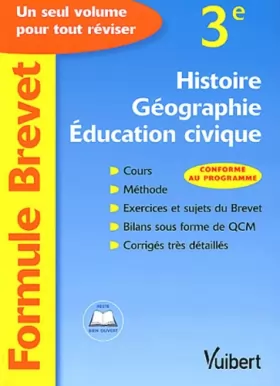 Couverture du produit · Histoire-Géographie, Education civique 3e