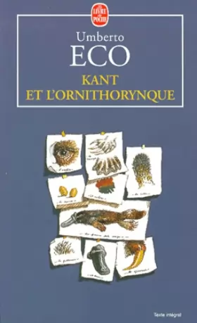 Couverture du produit · Kant et l'Ornithorynque