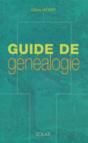 Couverture du produit · Guide de généalogie