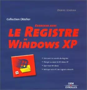 Couverture du produit · Exercices avec le registre de Windows XP