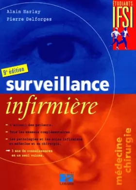 Couverture du produit · Surveillance infirmière - Neuvième édition