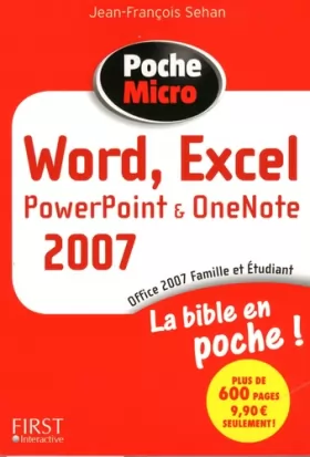 Couverture du produit · POC MICRO WORD, EXCEL 2007